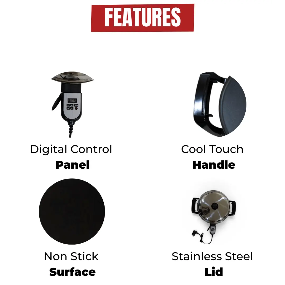 SudaniCo Digital Mitad (40cm) – High-Power Injera & Kisra Maker SudaniCo